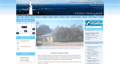 Desktop Screenshot of homewoodchurch.net